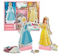COLORBABY- Woomax-Disney jgo Robes Bois magn 32 x 28 cm-Princesses, 48726, 45 piezas