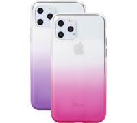 Bigben Connected CBCOVSILIDUOIP1958PP coque de protection pour téléphones portables Rose, Violet iPhone 11 Pro
