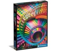 Clementoni- Colorboom Stairs-500 Pièces-Puzzle, Divertissement pour Adultes-Fabriqué en Italie, 35132