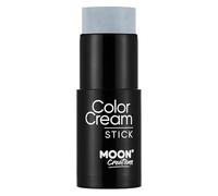 ColorCream Face & Body Paint Stick par Moon Creations - Maquillage professionnel pour le visage et le corps pour adultes et enfants - 21g - Gris foncé