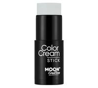ColorCream Face & Body Paint Stick par Moon Creations - Maquillage professionnel pour le visage et le corps pour adultes et enfants - 21g - Gris clair