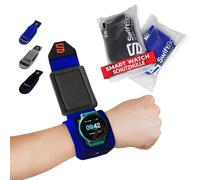 Colorcuff SwiftBand - Bracelet de protection universel pour smartwatch, protection pour montre de sport, compatible avec Apple Watch, Garmin, Polar, Fitbit, Coros, Amazfit (M/L, Bleu)