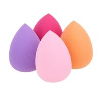 Colore 4 Pieces Maquillage Fond De Teint Eponge Cosmetique Bouffee Melange Bouffee Poudre Lisse Cosmetiques Maquillage Outil 2 Forme