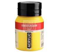 COLORE ACRILICO 268 GIALLO AZO. CHIARO AMSTERDAM "ACRYLIC" FLACONE DA 500ML