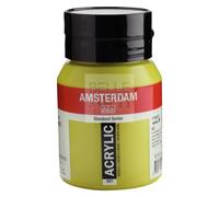COLORE ACRILICO 619 VERDE PERM. SCURO AMSTERDAM "ACRYLIC" FLACONE DA 500ML