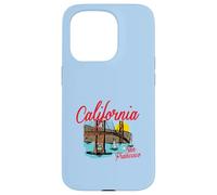 Coloré California San Francisco Golden Gate Bridge Coque pour iPhone 15 Pro