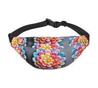 Coloré Candy Grand sac banane tendance pour voyage, décontracté, convient pour le sport, la course à pied, le cyclisme, les voyages, la pêche