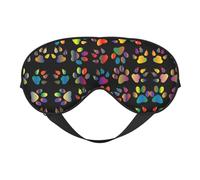 Coloré Chien Patte De Sommeil Oeil Mas Design Mise à Jour Bloque La Lumière Nuit Eye Blinder Hommes Femmes Travail Voyage