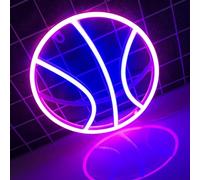 Coloré cool Basketball Light logo pour bar, Club,Chambre nightlight, cadeau d'anniversaire, décoration de fenêtre, économie d'énergie faible consommation d'énergie, léger, éclairage de camping