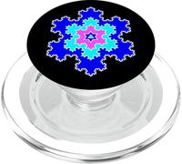 Coloré Fractal Koch Flocon de Neige Motif Formes Mania PopSockets PopGrip pour MagSafe