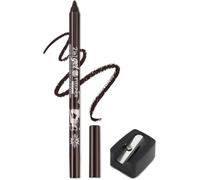 Coloré Gel Glitter Eyeliner,Eyeliner Waterproof Lip Liner Ombres à yeux Crayons à sourcils Stylo Eye Makeup (06# Marron foncé)
