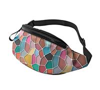 Coloré Graffiti nid d'abeille géométrie Fanny Pack Sport décontracté Taille Pack pour Femmes Hommes à la Mode
