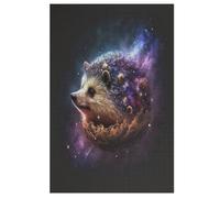Coloré Hedgehog Puzzles en Bois Adultes Et Adolescents 1000 Pieces EnfFourmis Puzzle Décoration Mur Moderne Art Jouets Cadeau IntéressFourmis 78×53cm