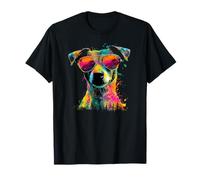 Coloré Jack Russell Dad Funny Dog Lover Father's Day Men T-Shirt