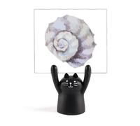 Coloré Marine Life Escargot Illustration Memo Holder Cartoon Noir Chat Stand Décoration