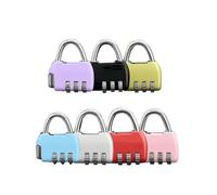 Coloré Mini 3 chiffres numéro Code mot de passe combinaison cadenas sécurité voyage coffre-fort serrure 1 pièces(5pcs random)