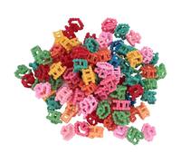 COLORÉ MINI PINCES À CHEVEUX 100PCS PETITS ACCESSOIRES DE CHEVEUX FILLES FEMMES QUOTIDIEN STYLING FORME LUMINEUSE LÉGÈRE