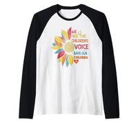 Coloré, Nous Sommes la Voix des Enfants, Sauvez nos Enfants Manche Raglan