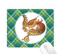 coloré phoenix l'art animal silhouette réseaux verte grille pixel tapis de souris