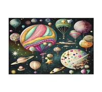 Coloré Planète Puzzles en Bois, De Décompression Puzzle, pour Adultes EnfFourmis 1000 Pièces Jouets De Décompression （75×50cm）