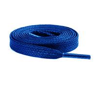 coloré Plat Coton ciré Lacets 6 mm de large x 90 cm, 120 cm, 150 cm & 180 cm Unisexe Lacets pour homme Chaussures en cuir Oxford Chaussures aussi pour Mode Sports Baskets et bottes de patinage - Bleu - bleu,