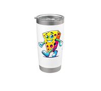 Coloré Pop Art Fromage Fromages Gobelet isotherme en acier inoxydable double paroi