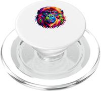 Coloré Pop Art Singe Hurleur PopSockets PopGrip pour MagSafe