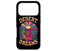 Coloré Psychédélique Desert Cactus Sunset Dreams Coque pour iPhone 17 Pro