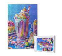 Coloré Puzzle 2000 Pièces Adultes Puzzle Dessert Classique, Activite Manuelle Adulte, Puzzles de Jeu Stimulants, Puzzles Impossible, Enjoy Activités de défi Familial pour Ies Soirées de Jeu,p1513t