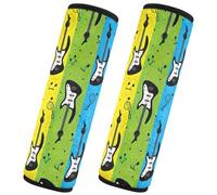 Coloré Rainbow Guitars Couvre-ceinture de sécurité pour adulte