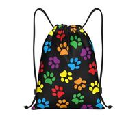 Coloré Sac à Dos à Cordon Motif de Sensibilisation à l'Autisme Sac à Dos léger Sac pour école 36x42cm pour randonnée,Sport,Salle de Gym