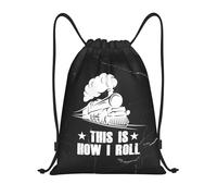 Coloré Sac Pliable C'est comme ça Que Je Roule Train Sac de Plage Sac réutilisable 36x42cm pour Rangement de vêtements Chaussures,Camping,crèche