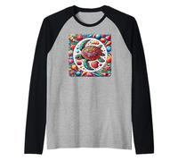 Coloré Sea Turtle Creature Marine Life Graphic Apparel Manche Raglan