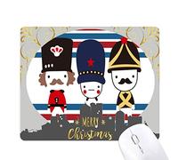 coloré soldat uk - angleterre landmark pavillon mark illustration schéma la nuit de noël, tapis de souris en caoutchouc