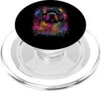Coloré Splash Art Mastiff Tibétain Portrait Chiot PopSockets PopGrip pour MagSafe