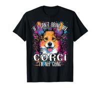 Coloré Splash Art Pembroke Welsh Corgi Mama Dad Portrait T-Shirt