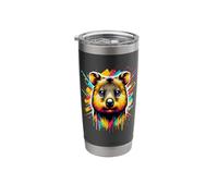 Coloré Splash Art Quokka Quokkas Gobelet isotherme en acier inoxydable double paroi