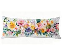 Coloré Taie Oreiller 40x140 cm Usine Housse Traversin 140 x 40 cm Set de 1 Coussin Grossesse, Douce et Confortable avec Fermeture éclair Invisible Oreiller de Corps pour Canapé Coussin Long J0-1019