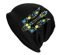 Coloré Ukraina Ukraine Ukrainien Bonnet Chapeau Hip Hop en Plein Air Crânes Bonnets Chapeaux Unisexe Chaud Casquette à Double Usage