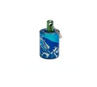 Coloré Whale Sea TC4 Géométrie Cylindrique Carré Paracord Couteau Perles, Titanium EDC DIY Bracelet Outil Extérieur Sac à Dos Lampe de Poche Porte-clés Voiture Pendentif Zipper Accessoires, Titane