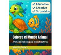 Colorea el Mundo Animal: Animales Marinos para Niños Creativos