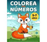 Colorea por números para niños de 5-7 años: Divertido libro de matemáticas con sumas y restas hasta 20 | Actividades educativas para infantil y 1 de primaria