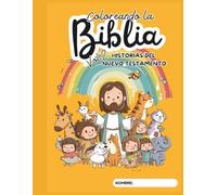 Coloreando la Biblia - Vol. 2: 30 escenas del Nuevo Testamento para niños: Libro para colorear con versículos bíblicos, apto para niños, ideal para catequesis y actividades en familia