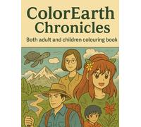 ColorEarth Chronicles | Both adult and children colouring book: An Inspiring Environmental & Heroes set for Mindful Creativity and Learning