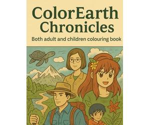 ColorEarth Chronicles | Both adult and children colouring book: An Inspiring Environmental & Heroes set for Mindful Creativity and Learning