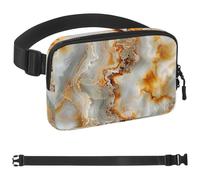 Colored Art Marble-1953 Sac banane unisexe style : sacs banane tendance, sacs à bandoulière sport minces à la mode pour jogging, randonnée, randonneur, femme, homme, multicolore, 4 x 23 x 15 cm,