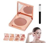 Colored Clay CC Undereye Corrector with Brush, 2025 New Magic Under Eye Corrector, Eye Concealer Undereye Color Corrector for Dark Circles (03#Orange)