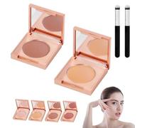 Colored Clay CC Undereye Corrector with Brush, 2025 New Magic Under Eye Corrector, Eye Concealer Undereye Color Corrector for Dark Circles (2PCS-02+03)