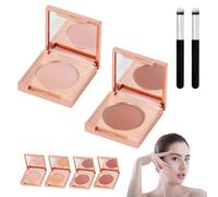 Colored Clay CC Undereye Corrector with Brush, 2025 New Magic Under Eye Corrector, Eye Concealer Undereye Color Corrector for Dark Circles (2PCS-01+03)