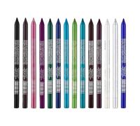 Colored Eye Liner Set, Smudge Proof Balm Aid, 14 Piece Waterproof Pens with Safety, Pigmented Cosmetic Tool with Comfort, Modern Beauty Design Style, Accessory for Women Wife 14.8cm/5.83 inches